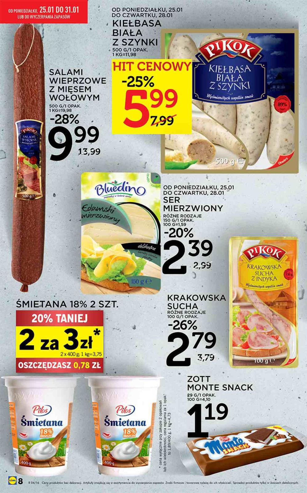 Gazetka promocyjna Lidl do 31/01/2016 str.8