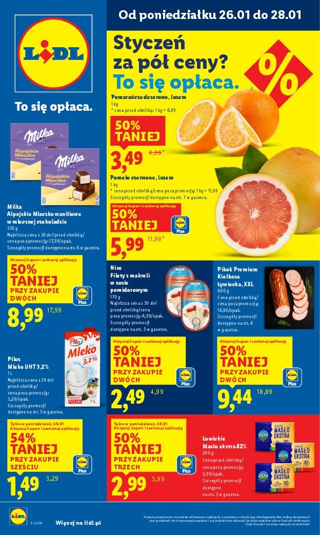 Gazetka promocyjna Lidl do 28/01/2026 str.1
