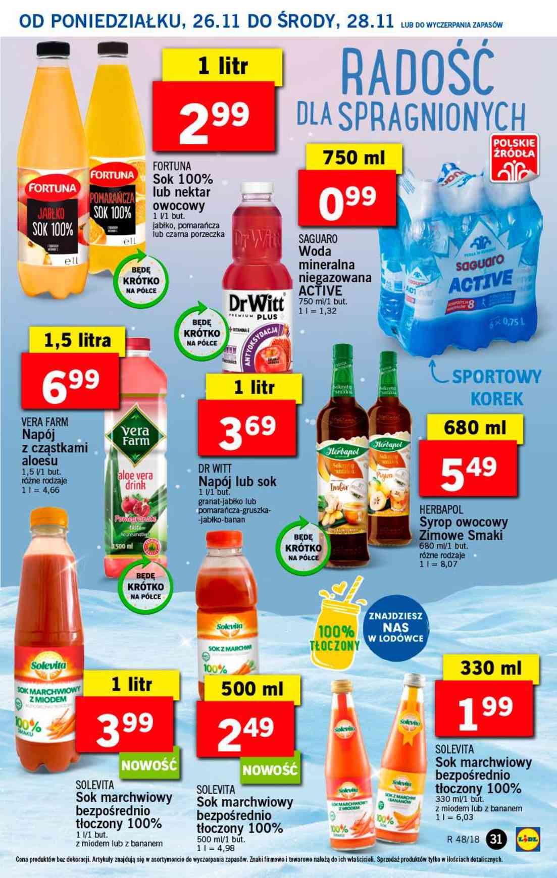 Gazetka promocyjna Lidl do 28/11/2018 str.31