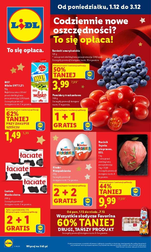 Gazetka promocyjna Lidl do 03/12/2025 str.1