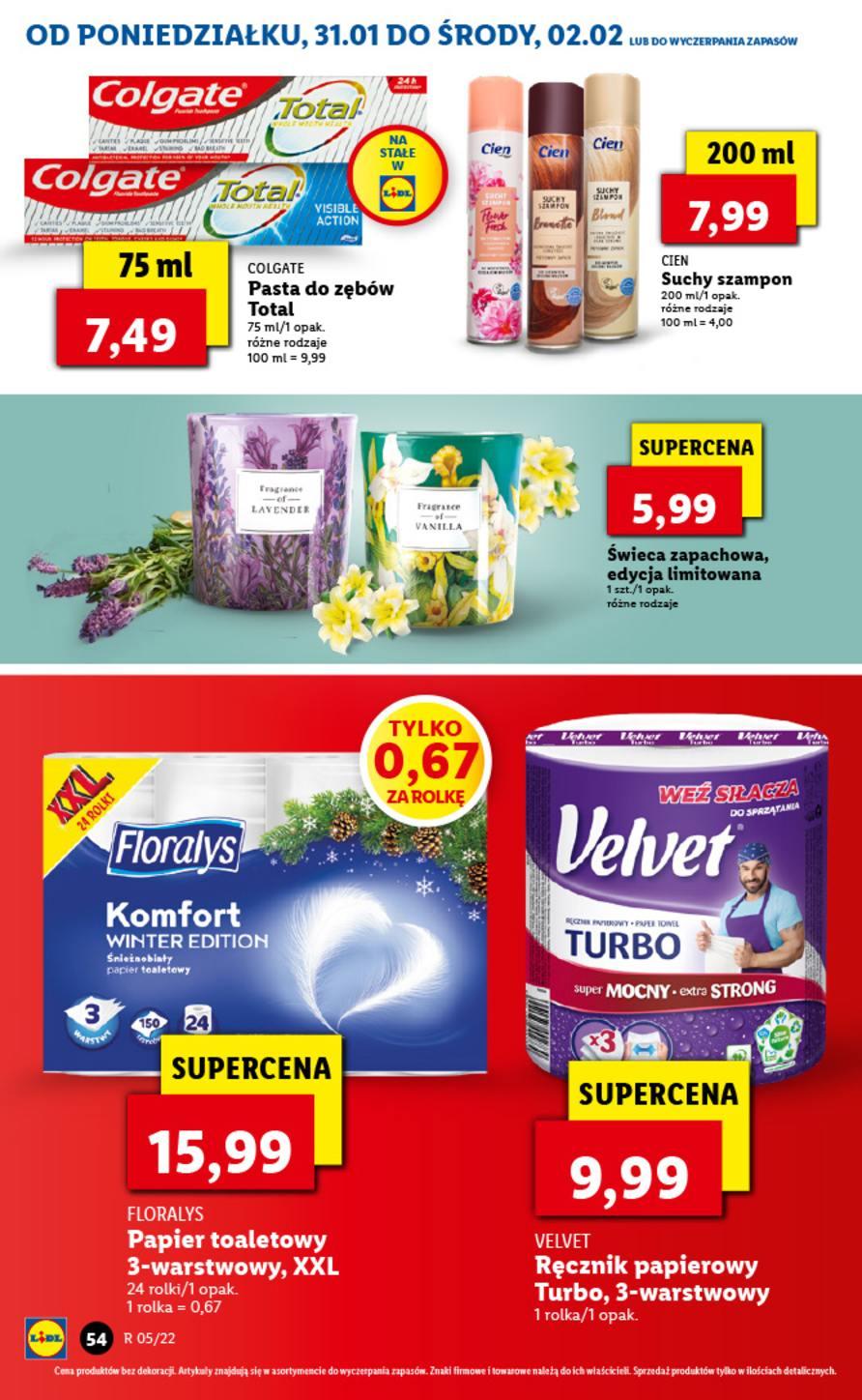 Gazetka promocyjna Lidl do 02/02/2022 str.54