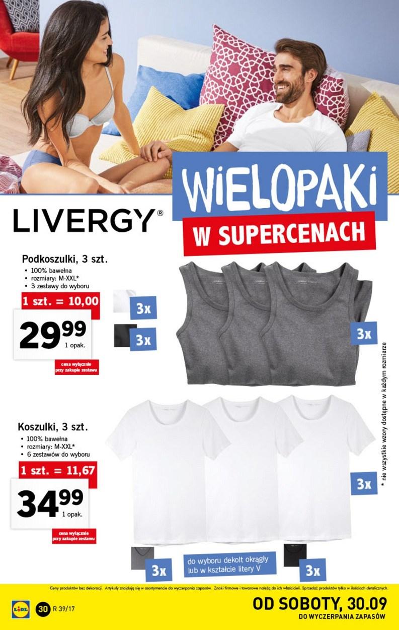 Gazetka promocyjna Lidl do 01/10/2017 str.30