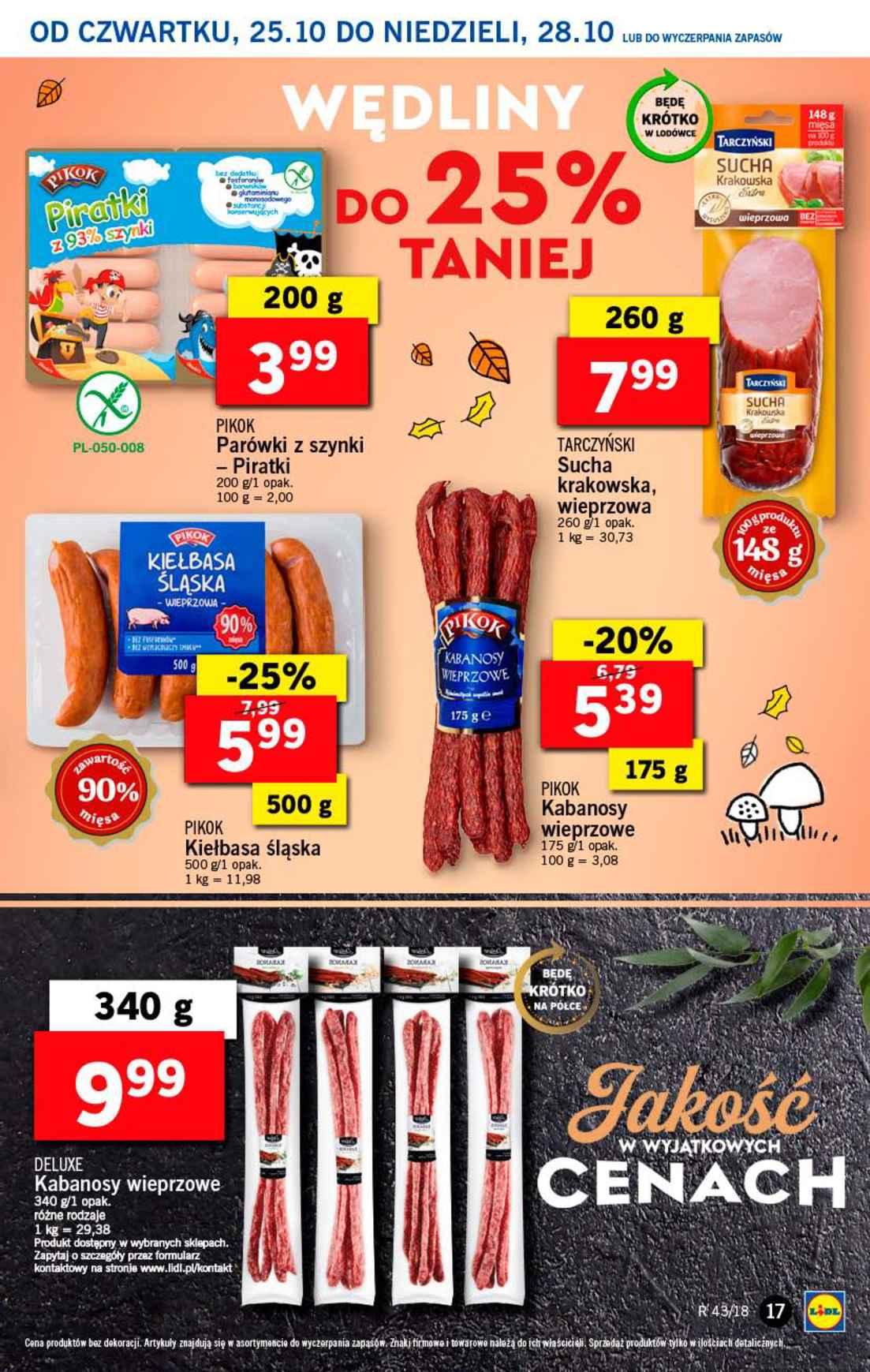 Gazetka promocyjna Lidl do 28/10/2018 str.17