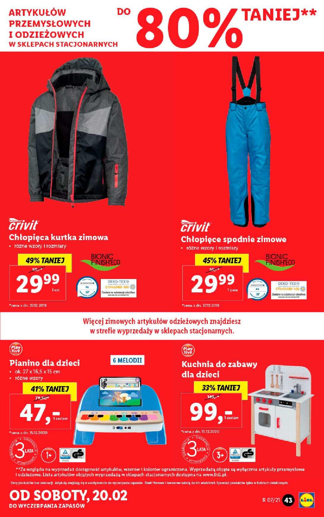 Gazetka promocyjna Lidl do 20/02/2021 str.42