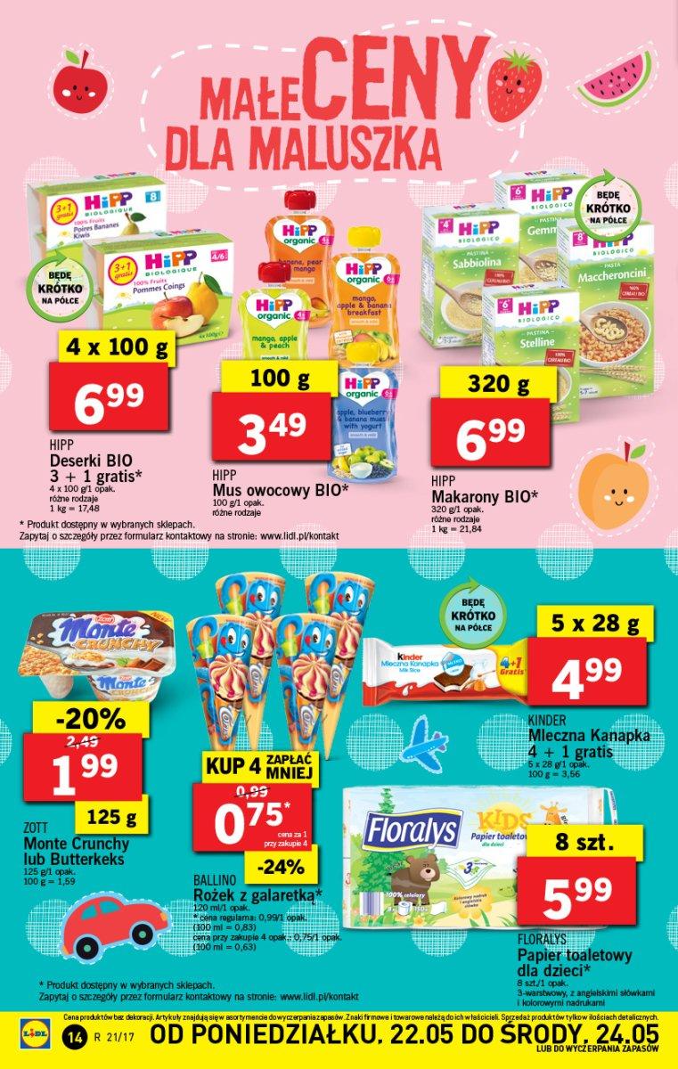 Gazetka promocyjna Lidl do 24/05/2017 str.14