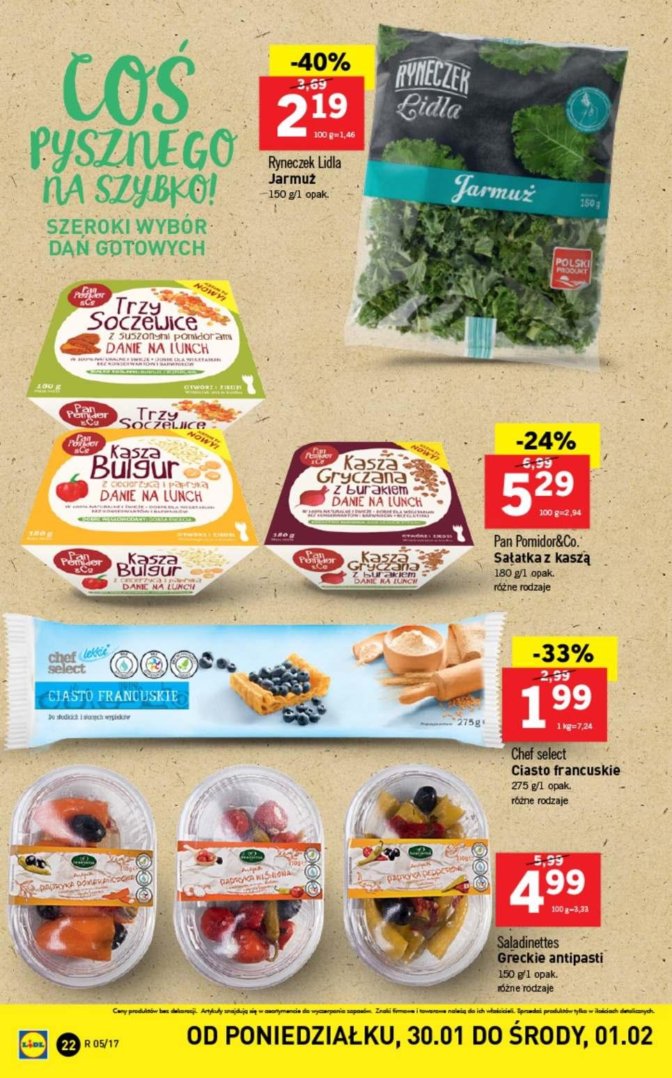 Gazetka promocyjna Lidl do 01/02/2017 str.22