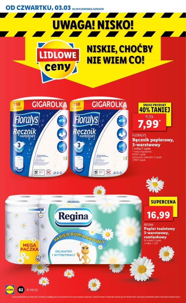 Gazetka promocyjna Lidl do 05/03/2022 str.62