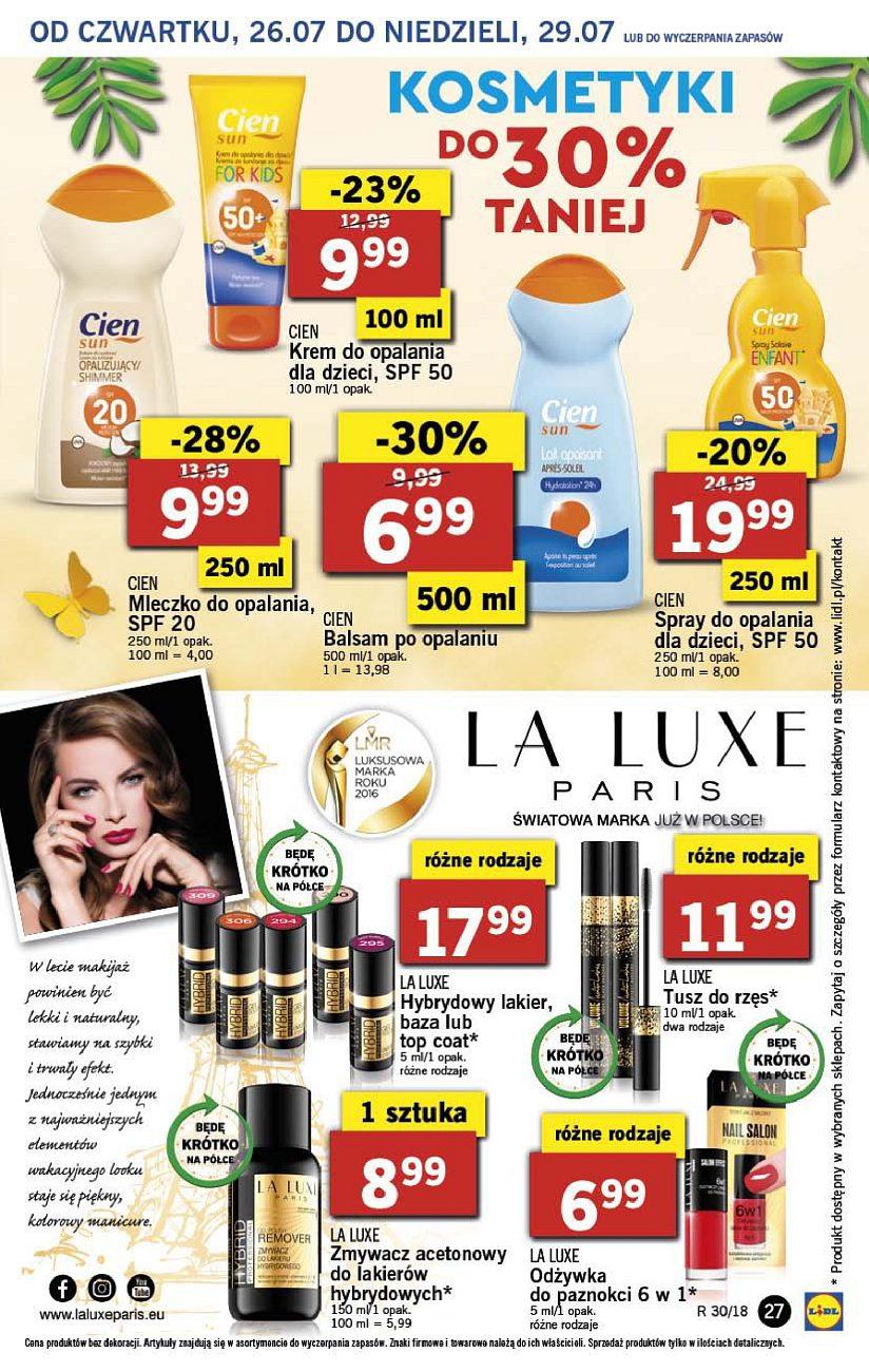 Gazetka promocyjna Lidl do 29/07/2018 str.27