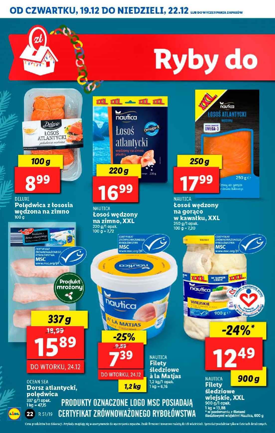 Gazetka promocyjna Lidl do 22/12/2019 str.22