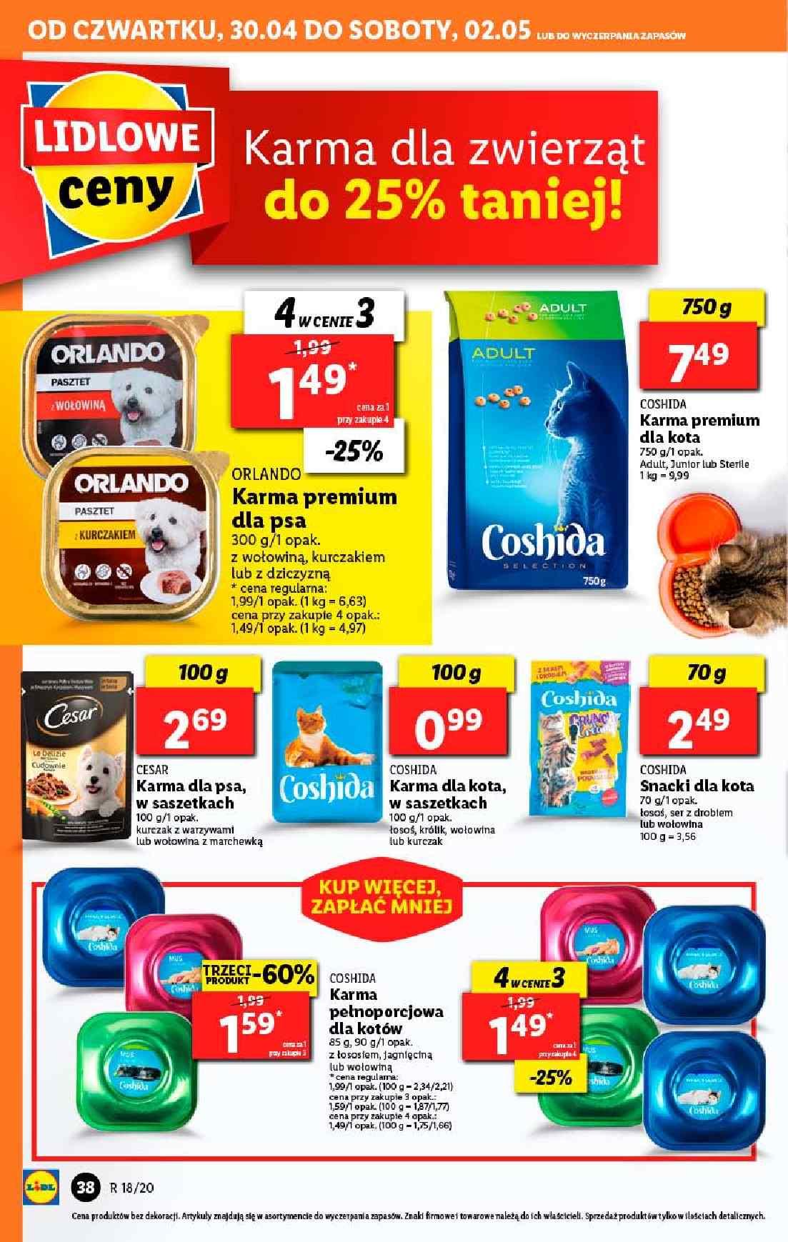 Gazetka promocyjna Lidl do 02/05/2020 str.38