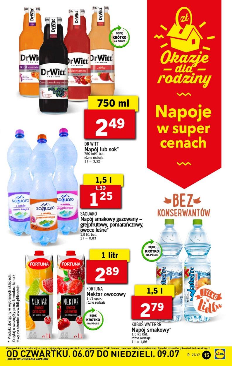 Gazetka promocyjna Lidl do 09/07/2017 str.15