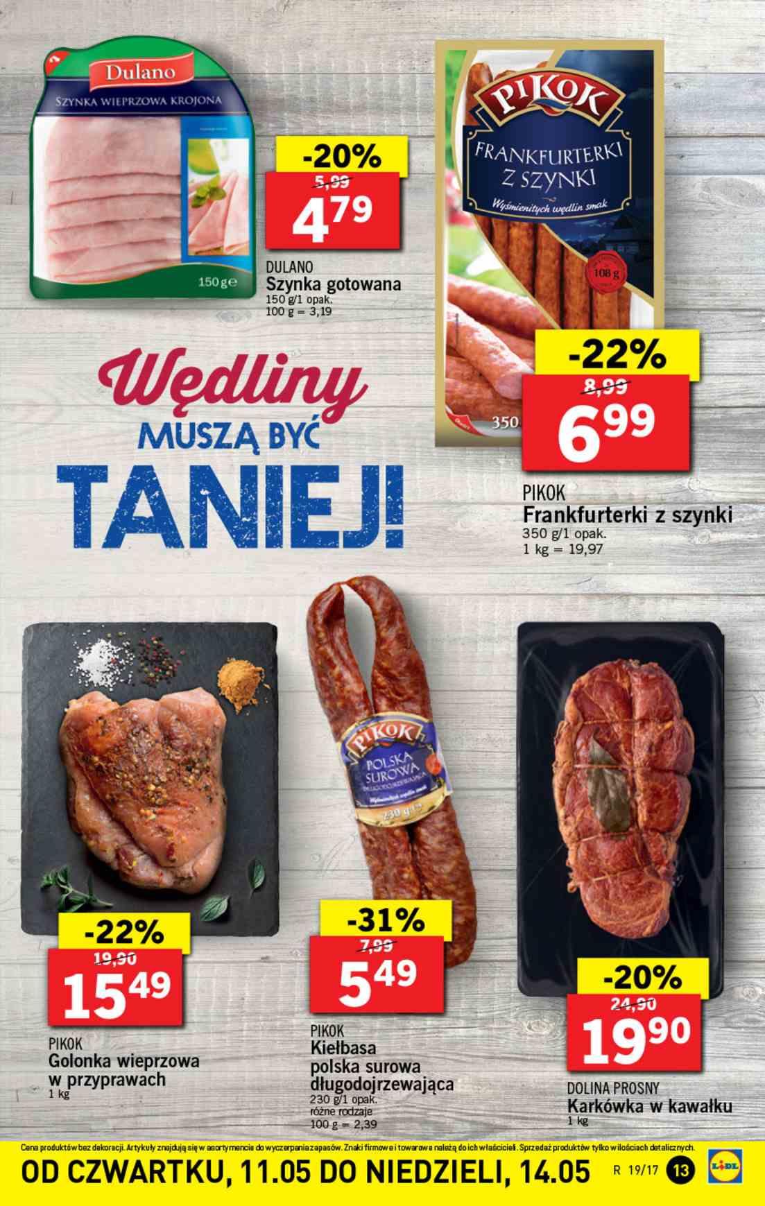 Gazetka promocyjna Lidl do 14/05/2017 str.13