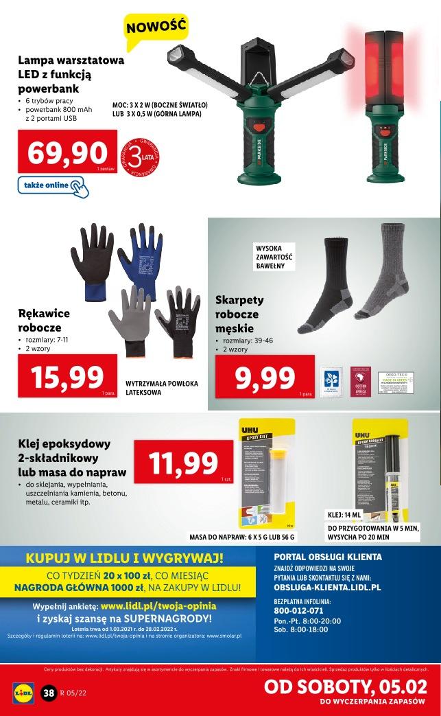 Gazetka promocyjna Lidl do 05/02/2022 str.38