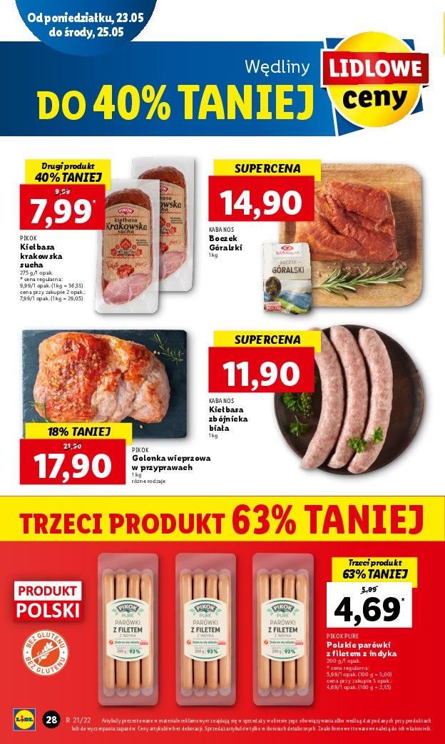 Gazetka promocyjna Lidl do 25/05/2022 str.28