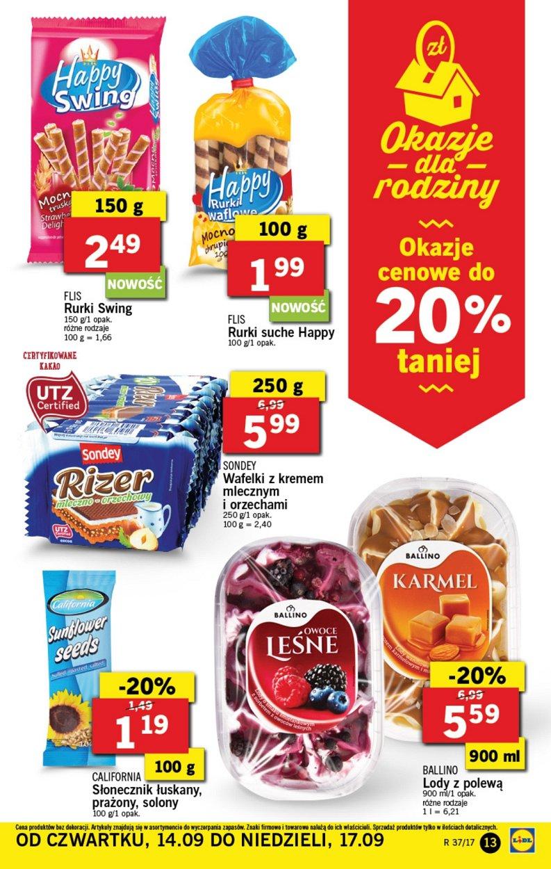 Gazetka promocyjna Lidl do 17/09/2017 str.13