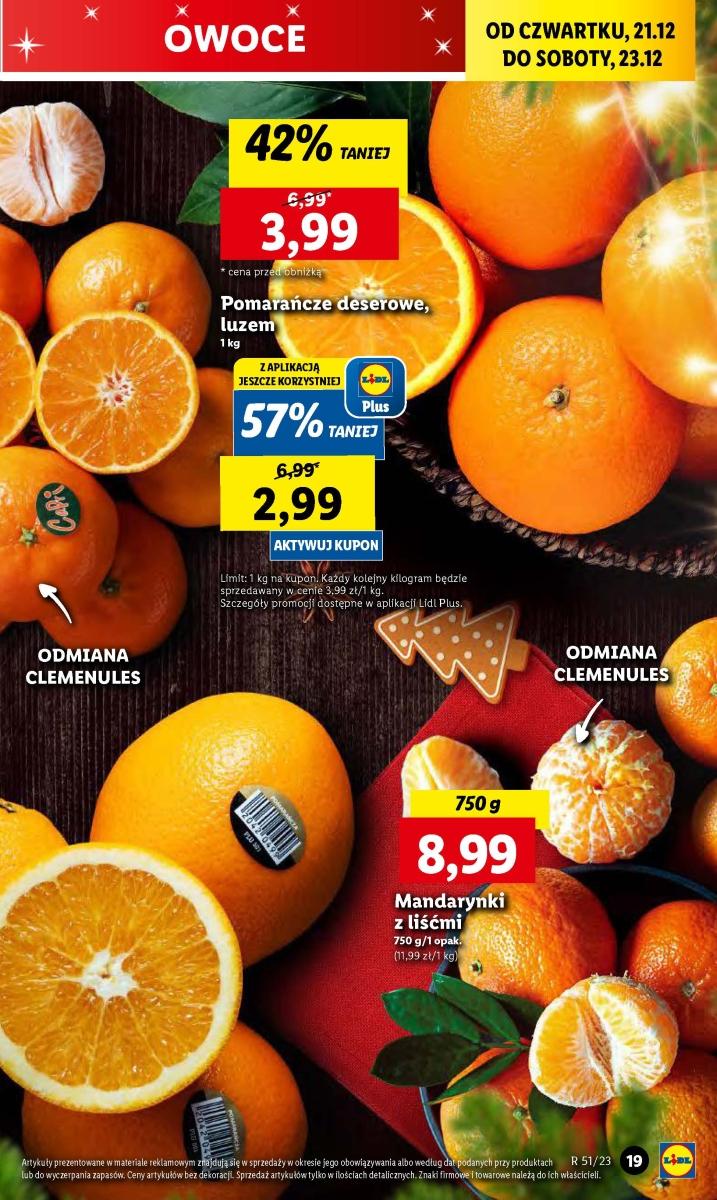 Gazetka promocyjna Lidl do 23/12/2023 str.19