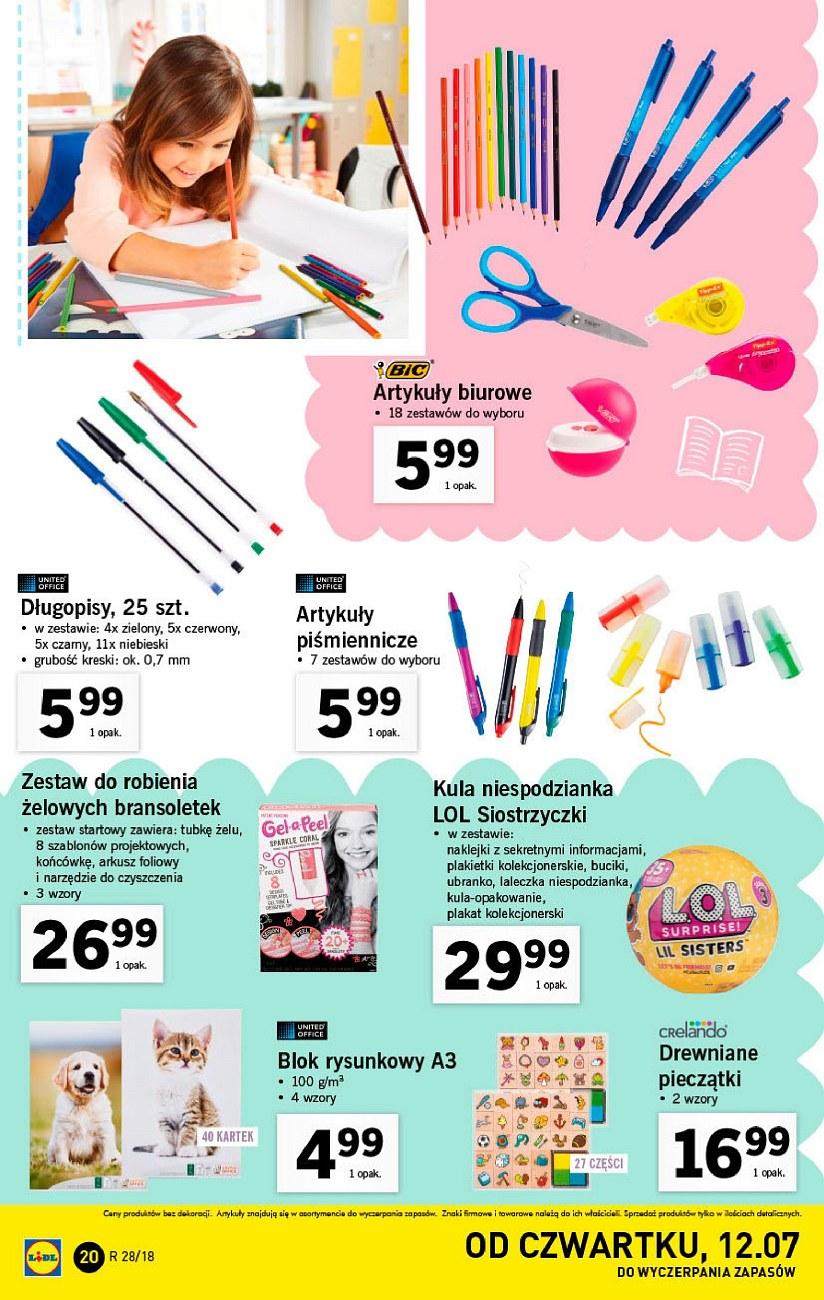 Gazetka promocyjna Lidl do 15/07/2018 str.20