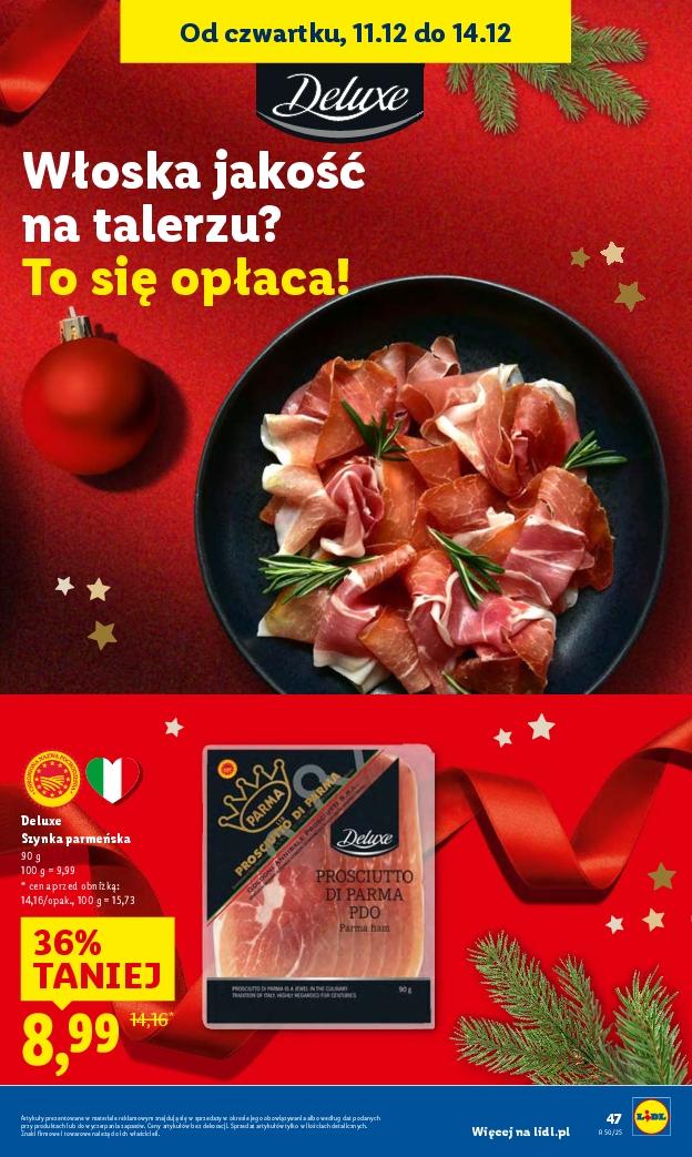 Gazetka promocyjna Lidl do 14/12/2025 str.47