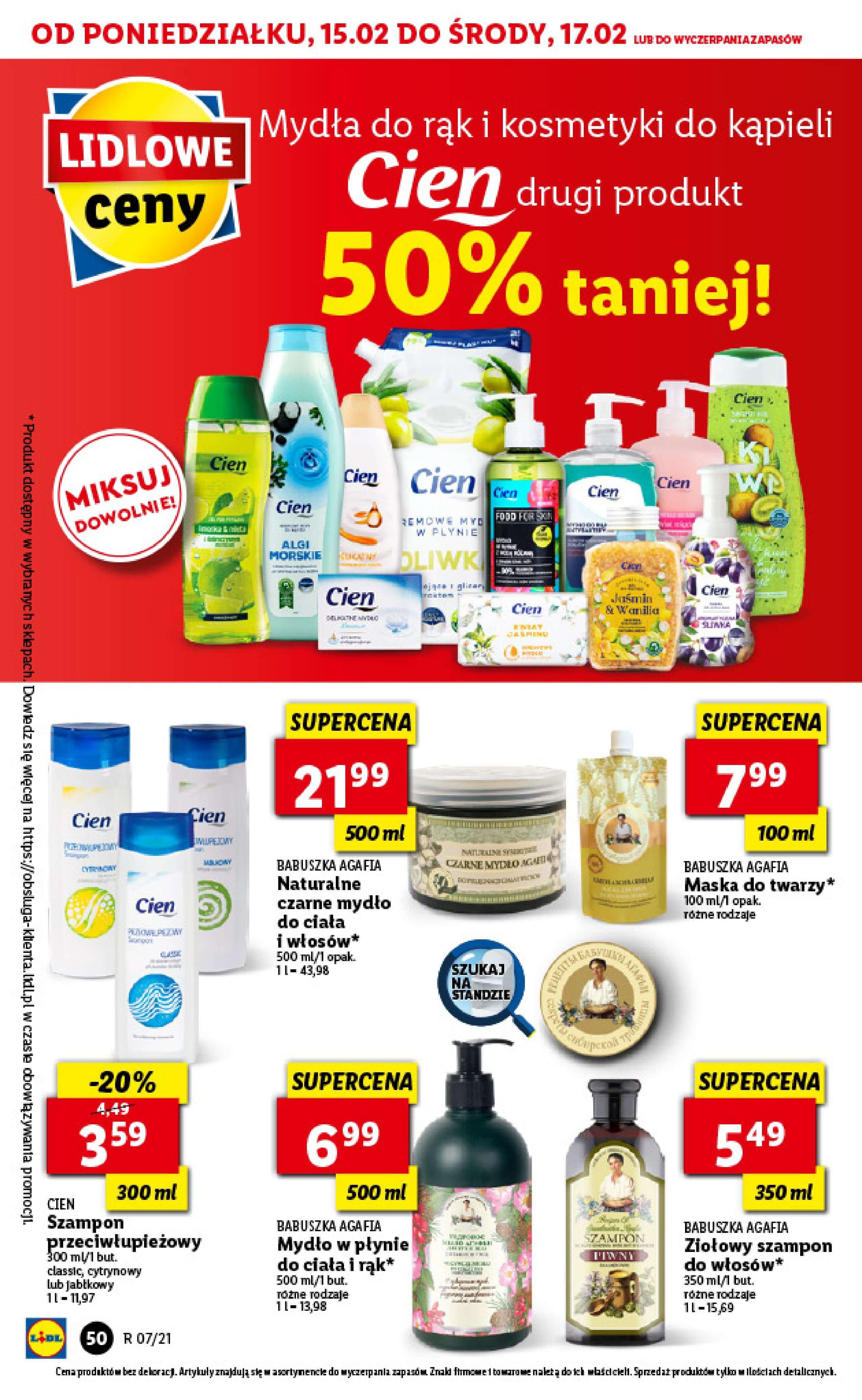 Gazetka promocyjna Lidl do 17/02/2021 str.50