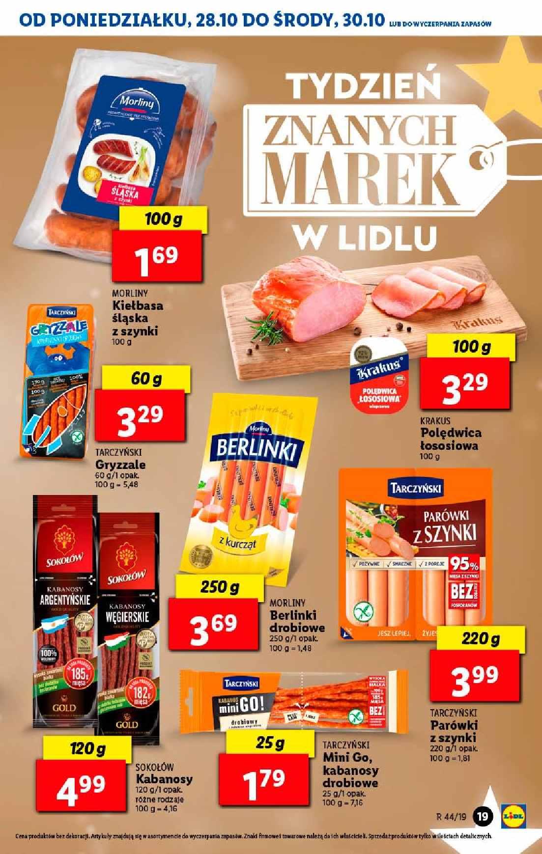 Gazetka promocyjna Lidl do 30/10/2019 str.19