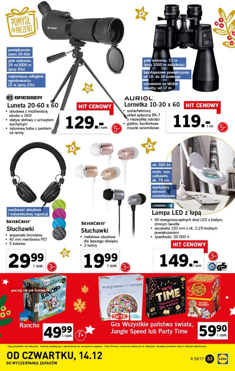 Gazetka promocyjna Lidl do 17/12/2017 str.33