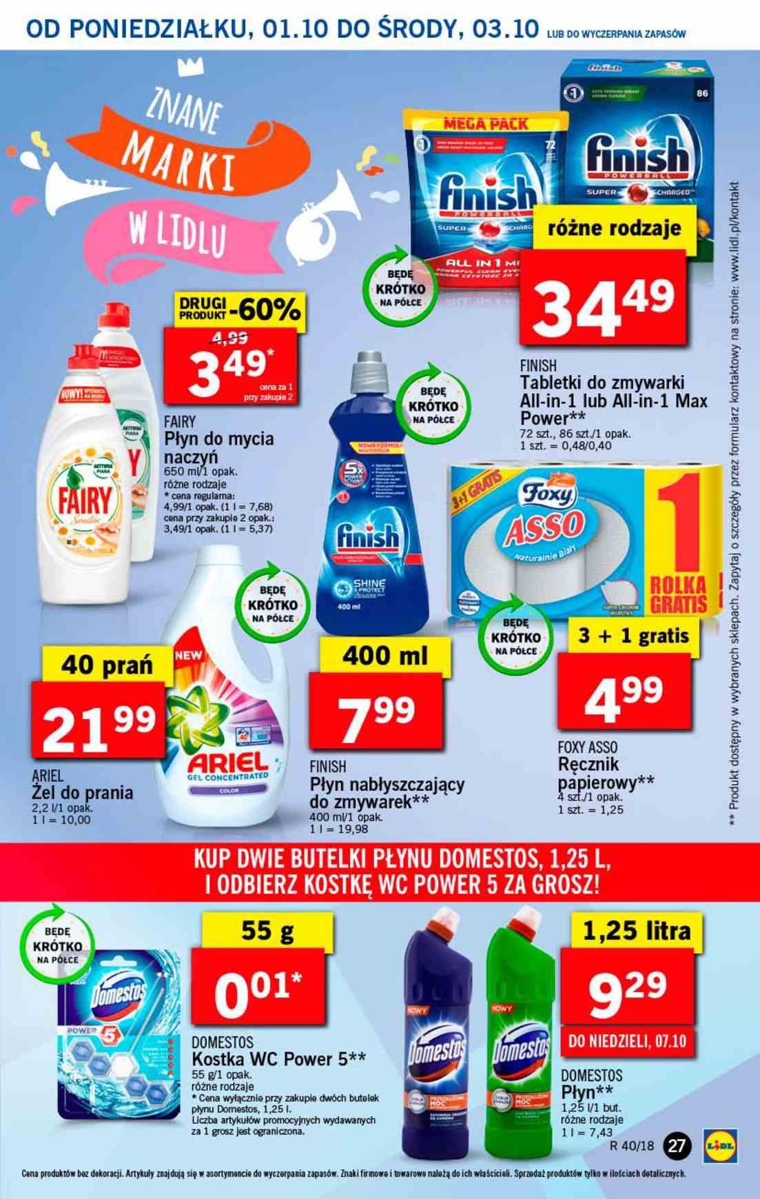 Gazetka promocyjna Lidl do 03/10/2018 str.27