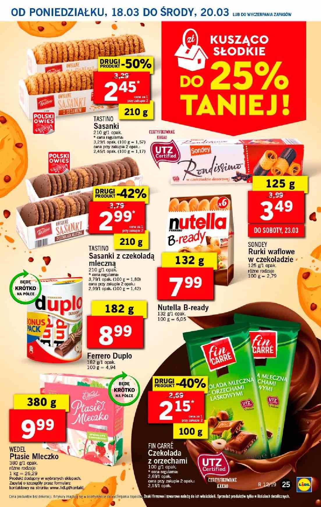 Gazetka promocyjna Lidl do 20/03/2019 str.25