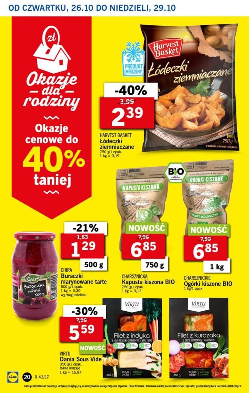 Gazetka promocyjna Lidl do 29/10/2017 str.20