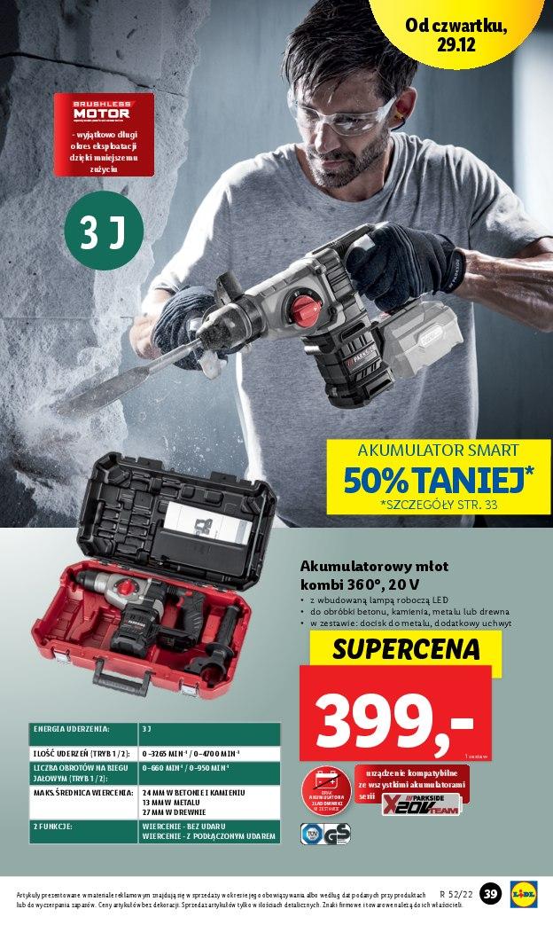 Gazetka promocyjna Lidl do 31/12/2022 str.39