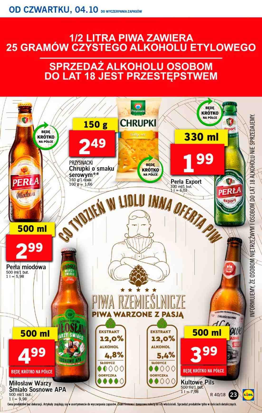 Gazetka promocyjna Lidl do 07/10/2018 str.23