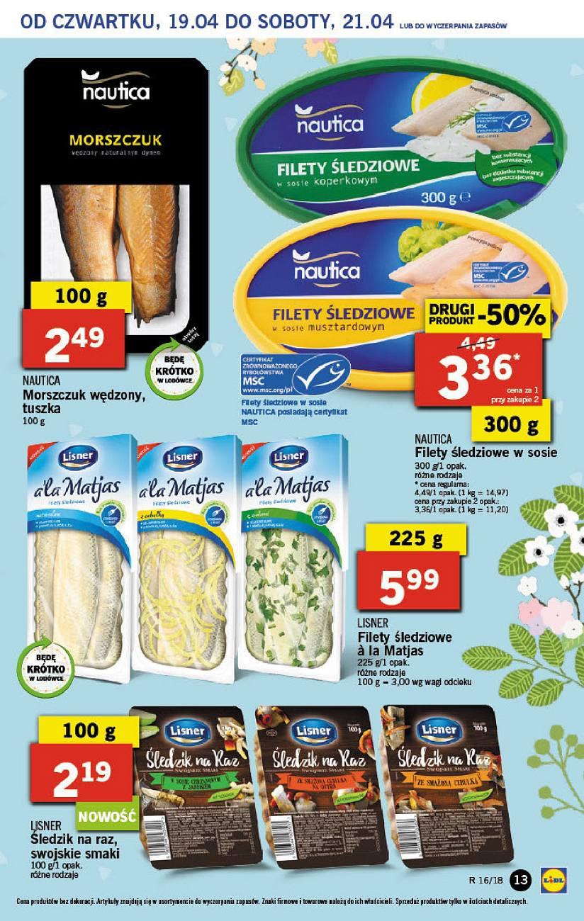 Gazetka promocyjna Lidl do 21/04/2018 str.13