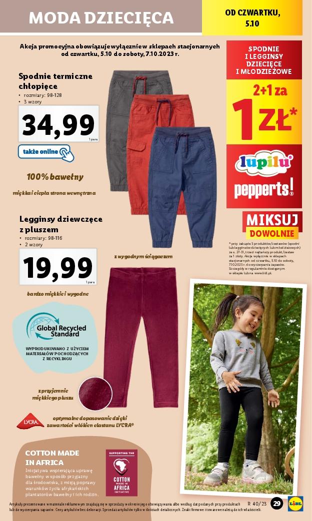 Gazetka promocyjna Lidl do 07/10/2023 str.29