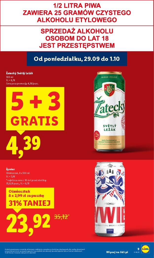Gazetka promocyjna Lidl do 01/10/2025 str.9