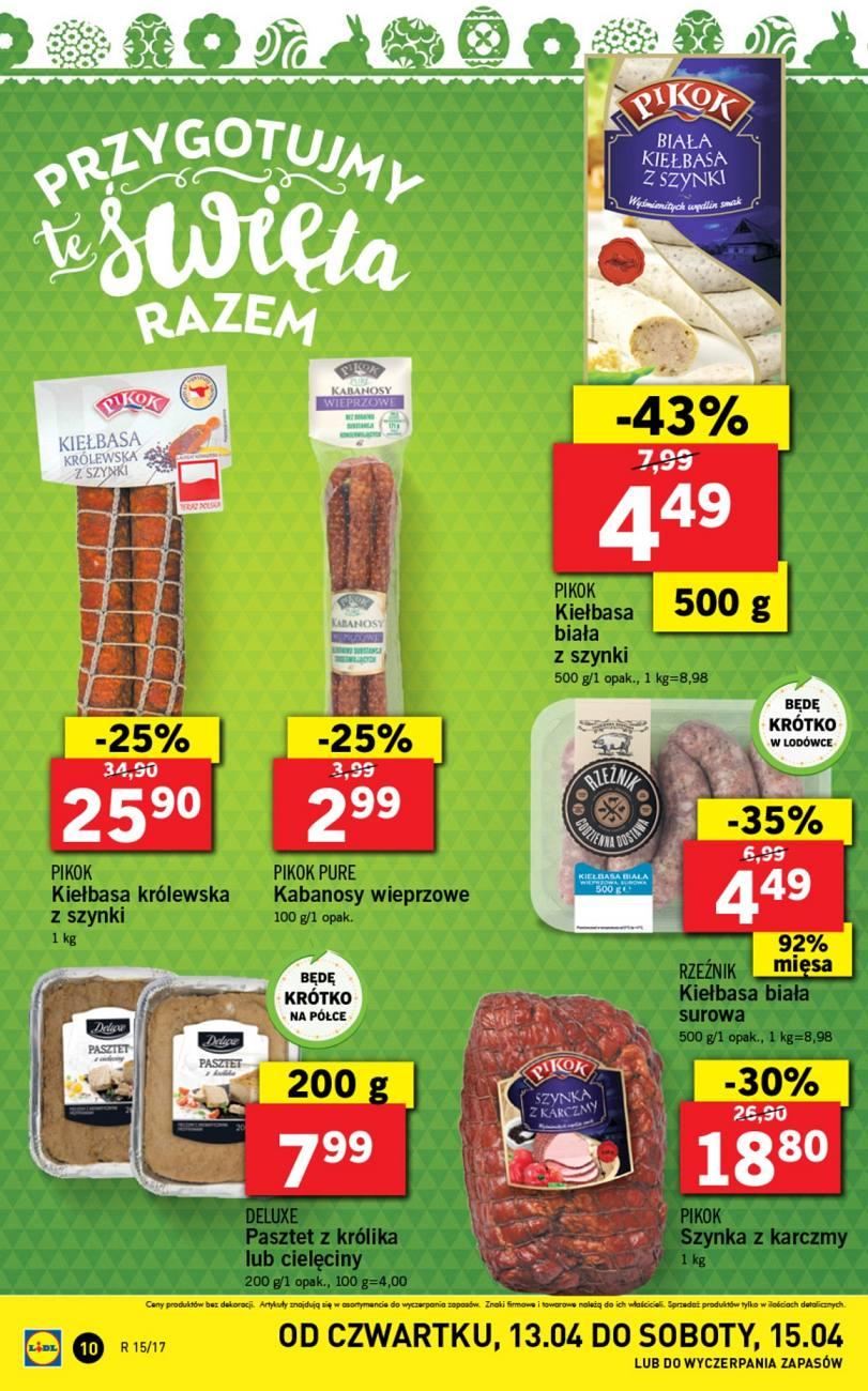 Gazetka promocyjna Lidl do 15/04/2017 str.10