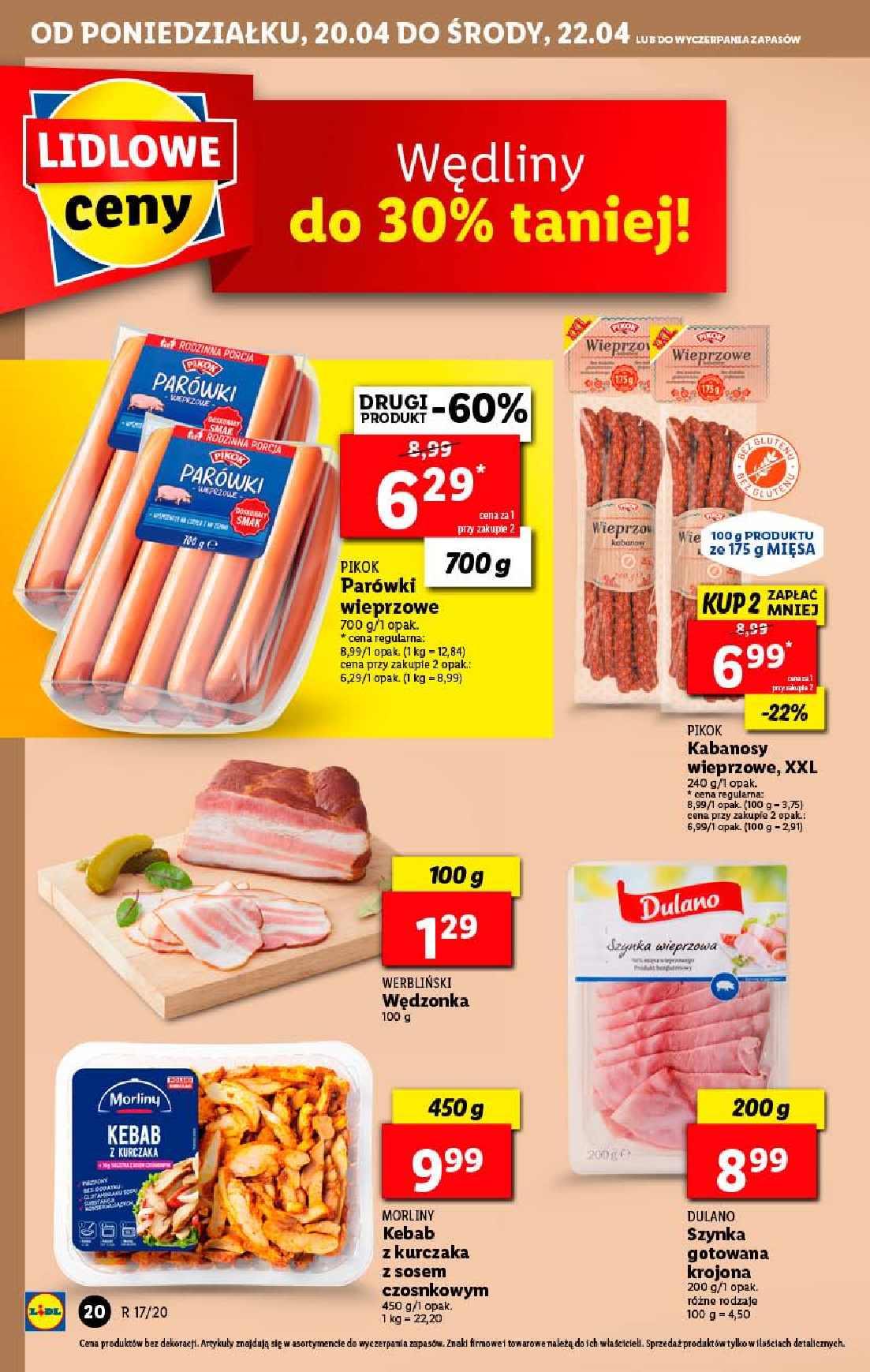 Gazetka promocyjna Lidl do 22/04/2020 str.20