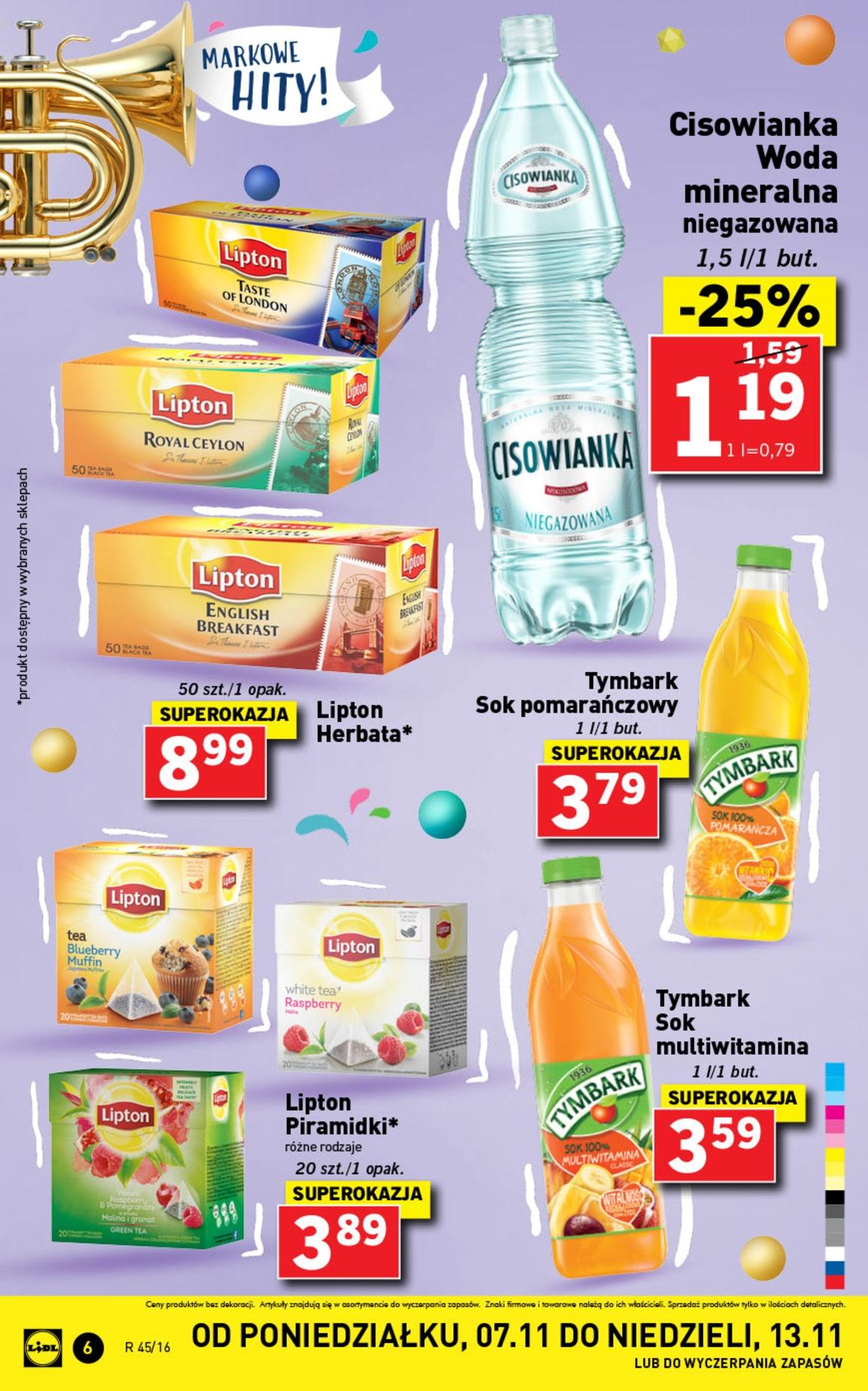 Gazetka promocyjna Lidl do 13/11/2016 str.6