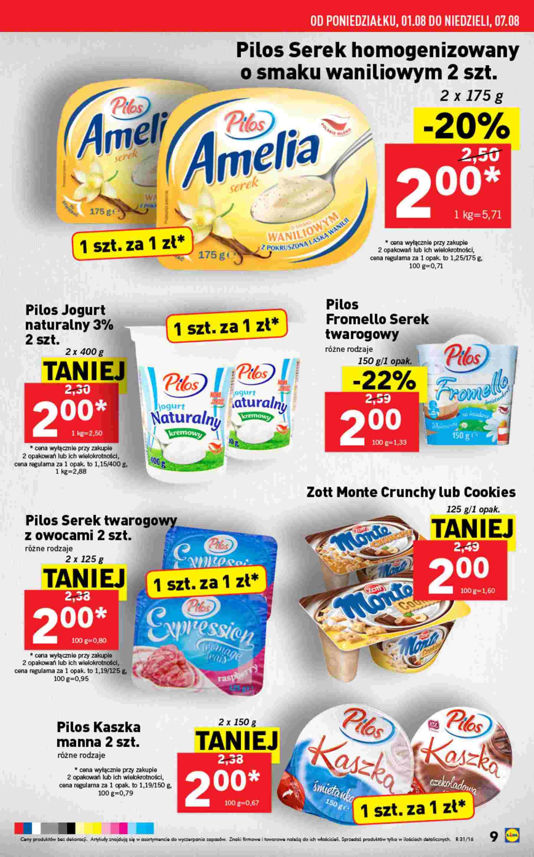 Gazetka promocyjna Lidl do 07/08/2016 str.9