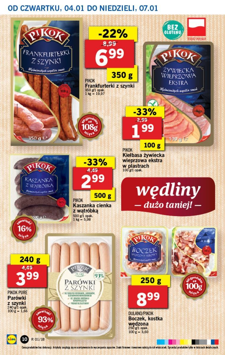 Gazetka promocyjna Lidl do 07/01/2018 str.10