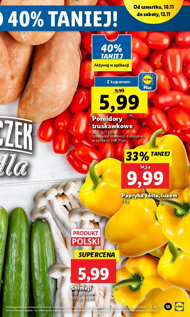 Gazetka promocyjna Lidl do 12/11/2022 str.15