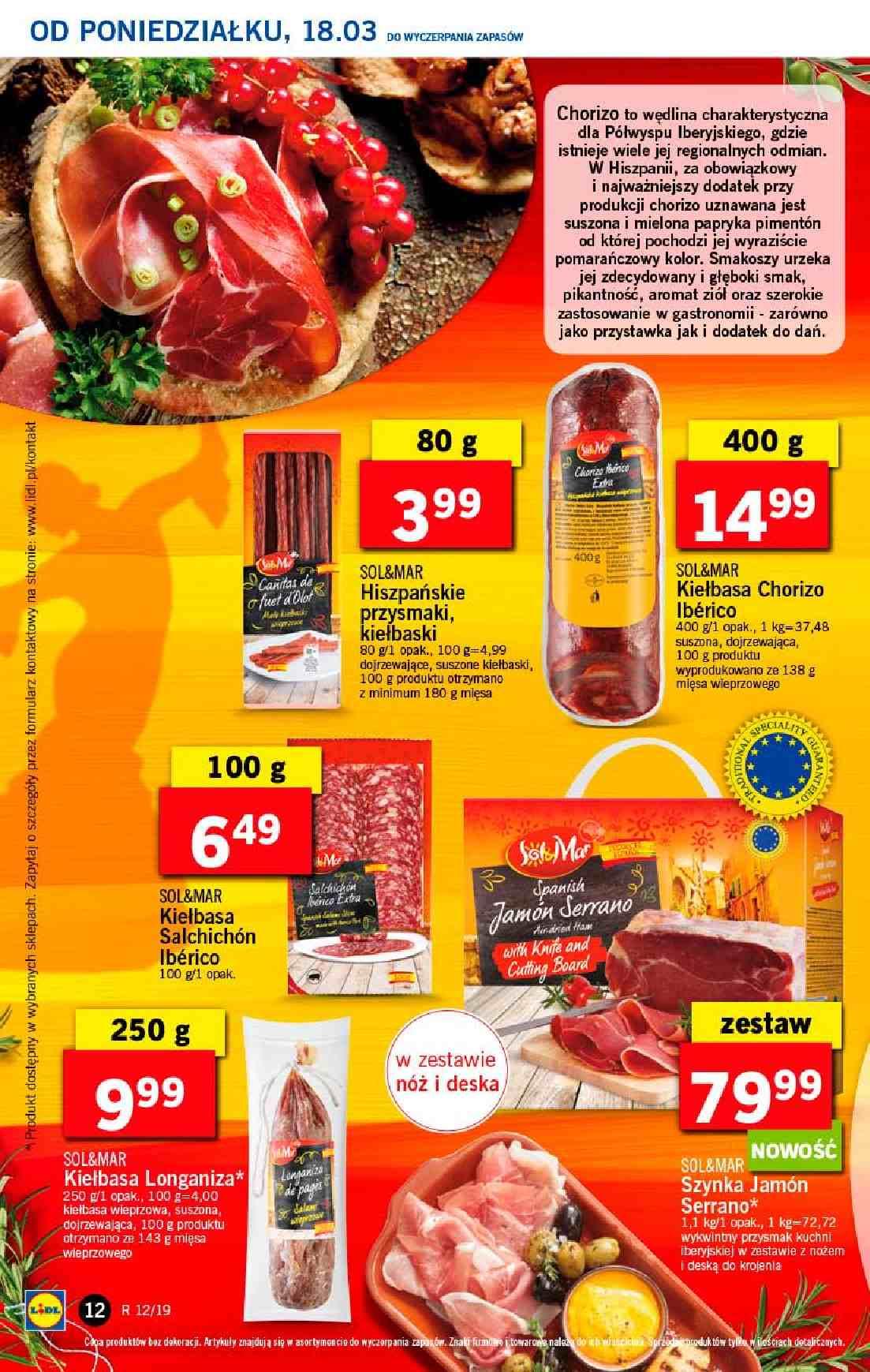 Gazetka promocyjna Lidl do 20/03/2019 str.12