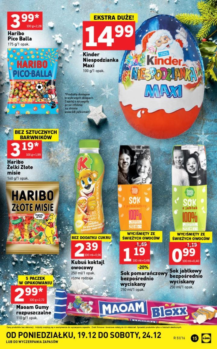 Gazetka promocyjna Lidl do 24/12/2016 str.15