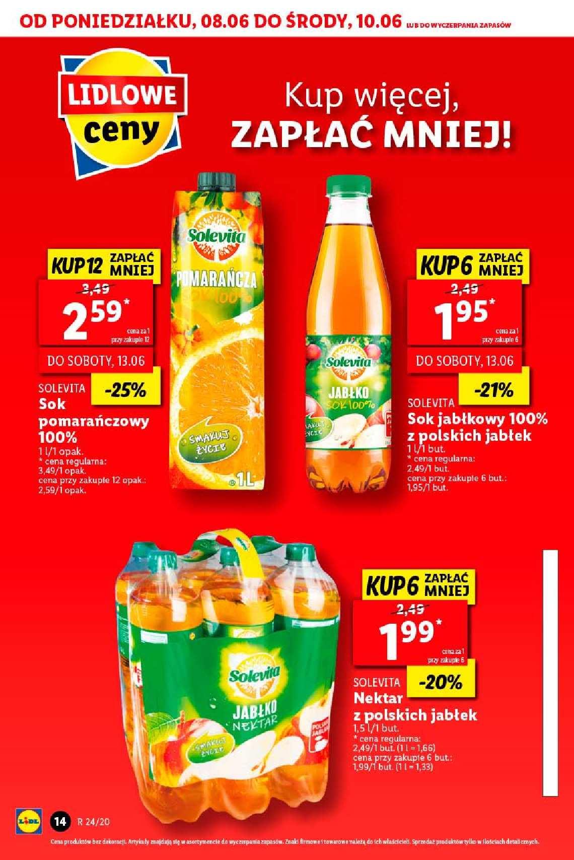 Gazetka promocyjna Lidl do 10/06/2020 str.14