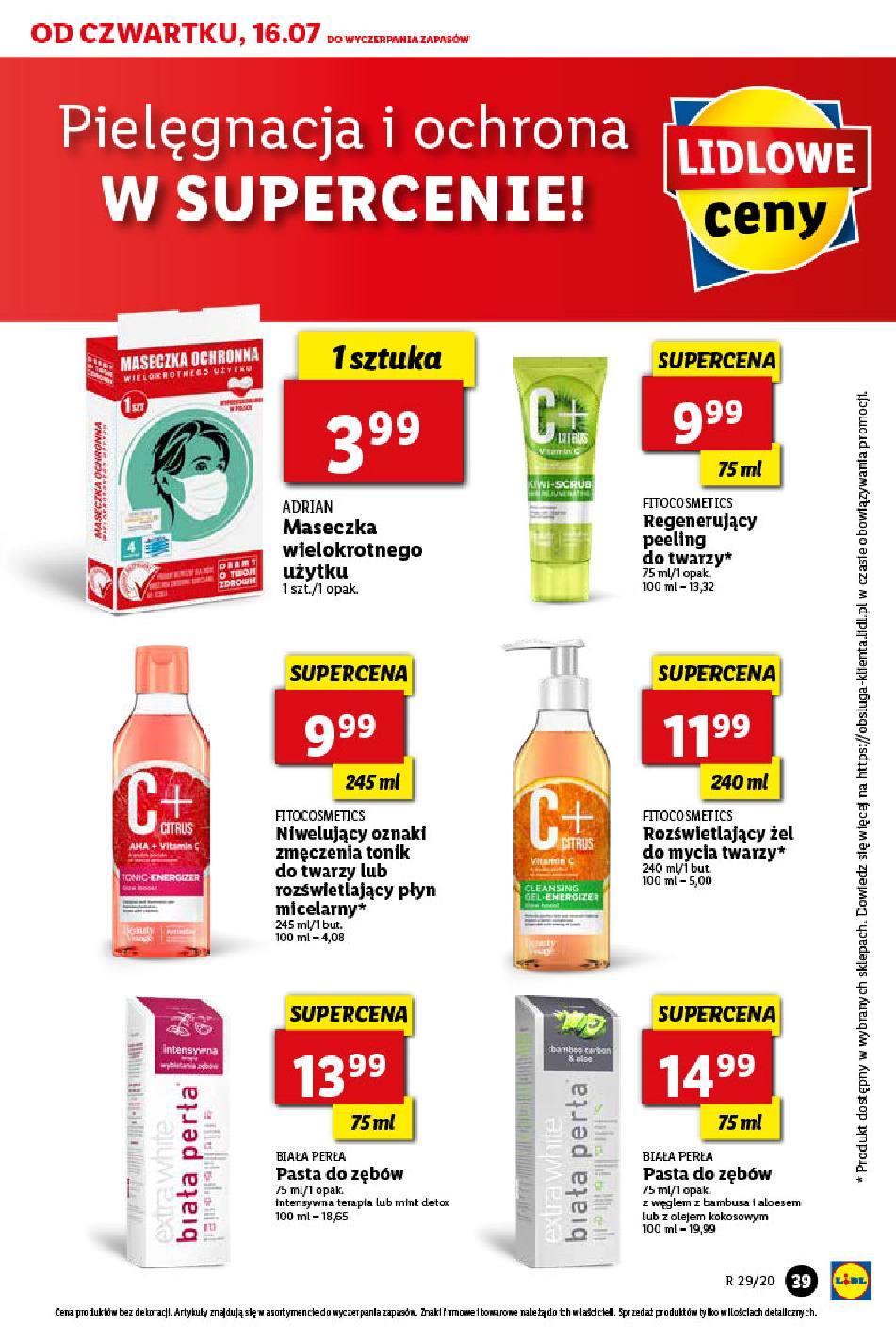 Gazetka promocyjna Lidl do 18/07/2020 str.39