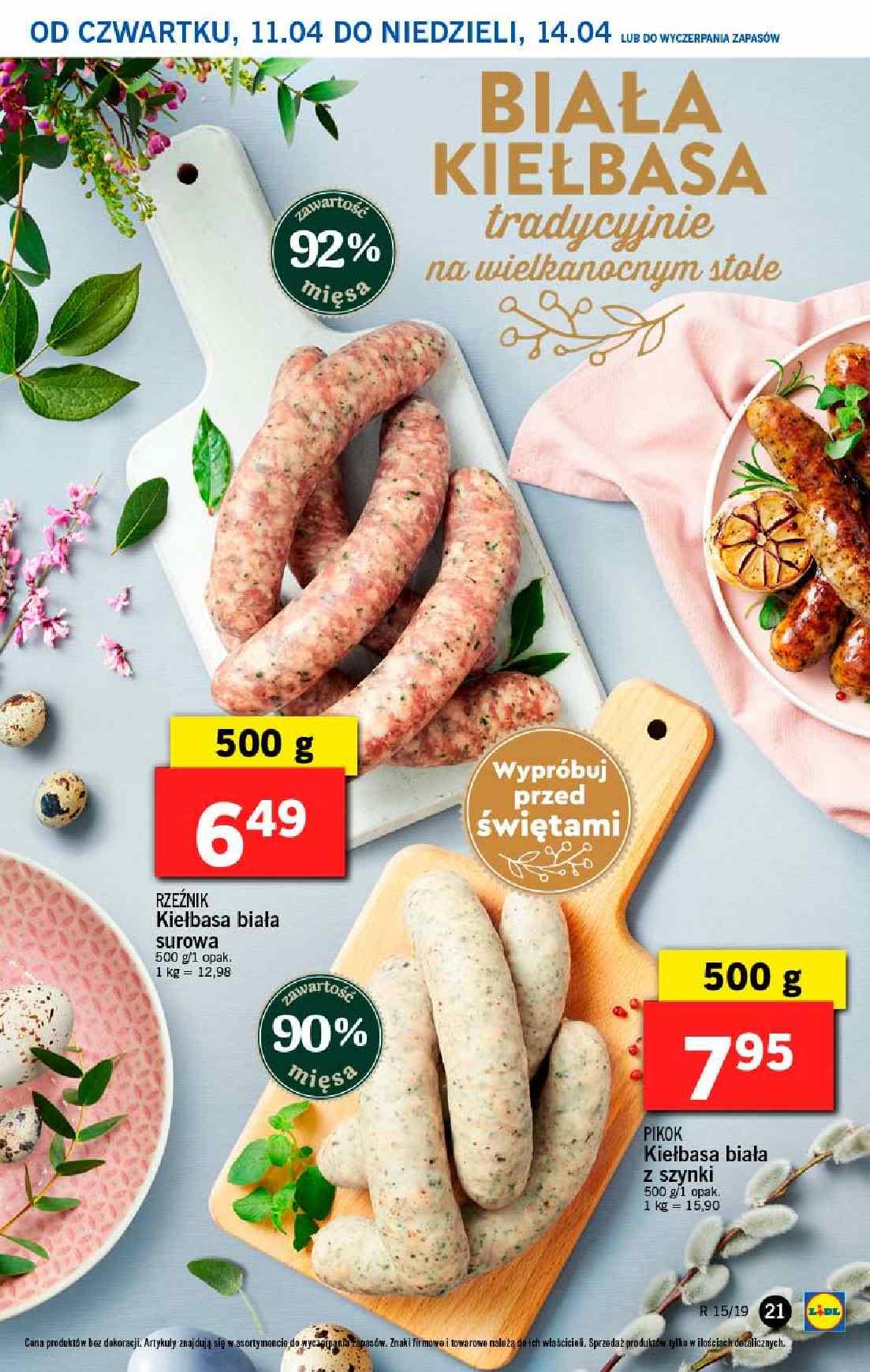 Gazetka promocyjna Lidl do 14/04/2019 str.21