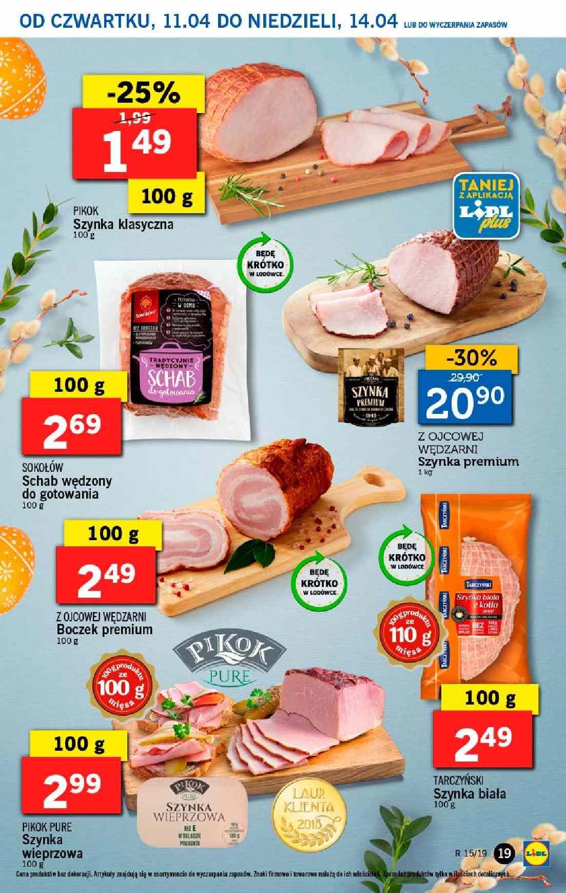 Gazetka promocyjna Lidl do 14/04/2019 str.19