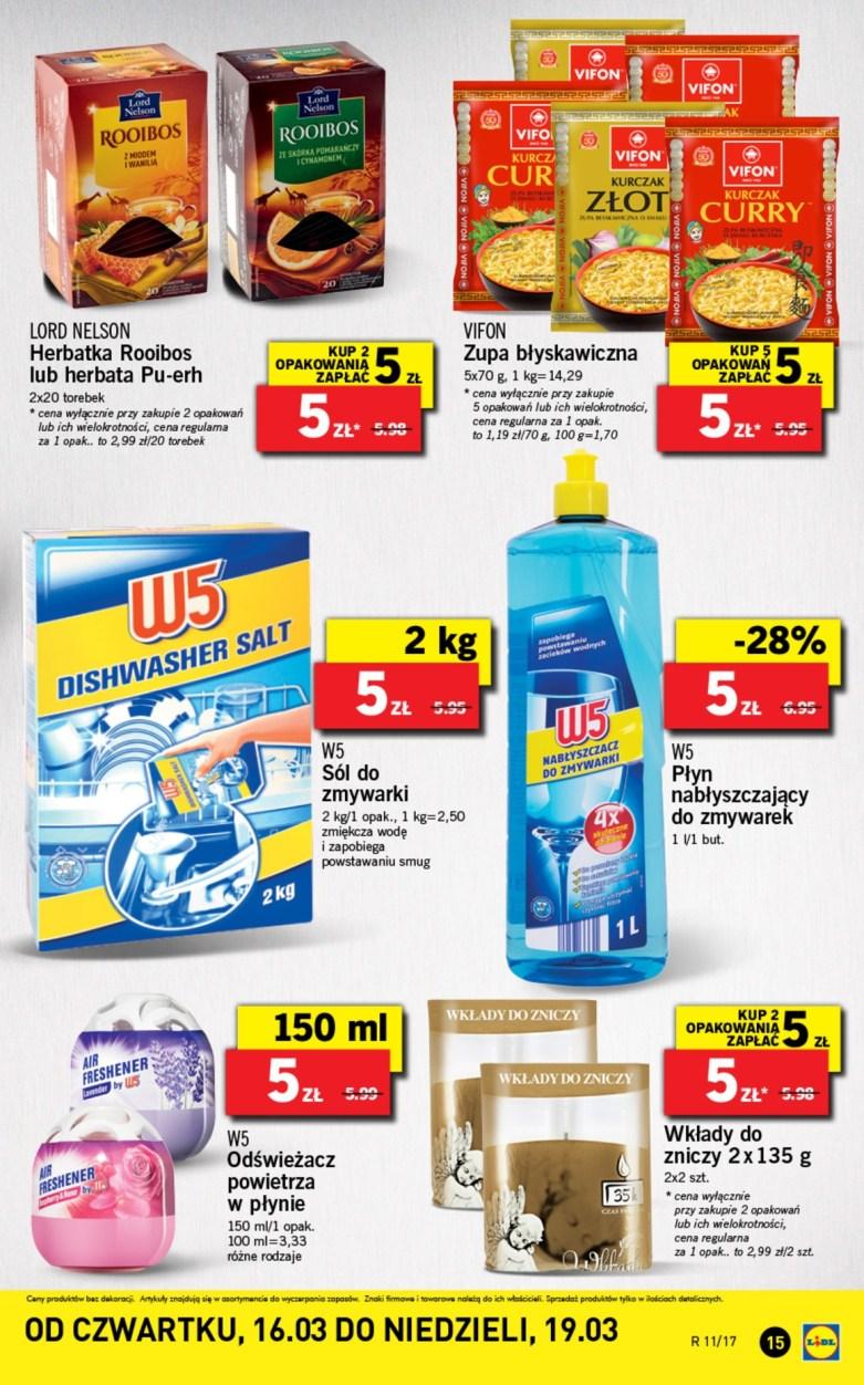 Gazetka promocyjna Lidl do 19/03/2017 str.15