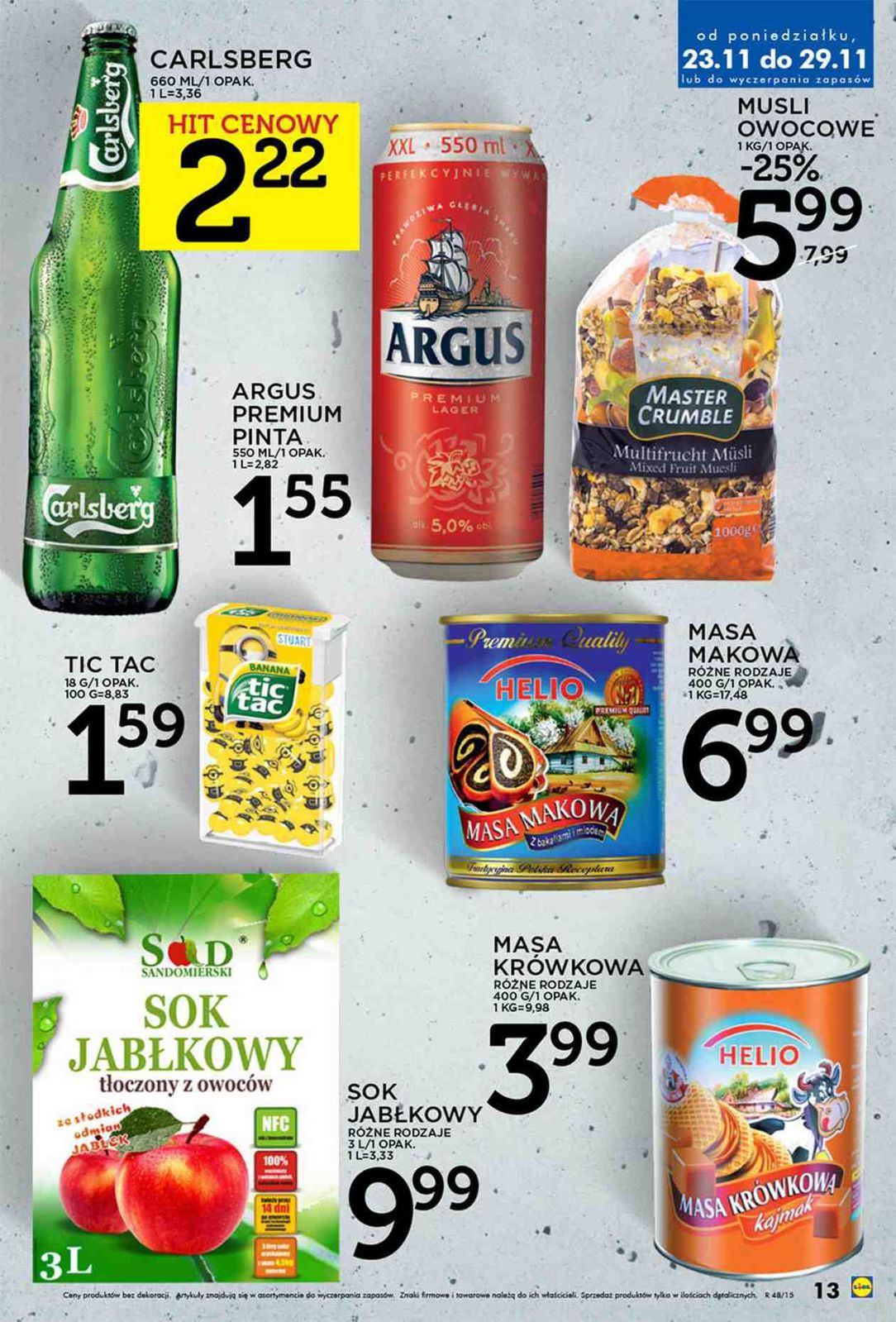 Gazetka promocyjna Lidl do 29/11/2015 str.13