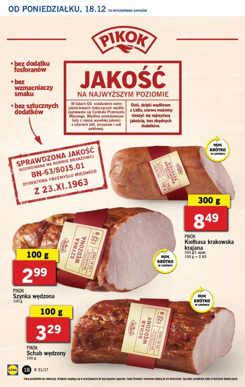 Gazetka promocyjna Lidl do 20/12/2017 str.18