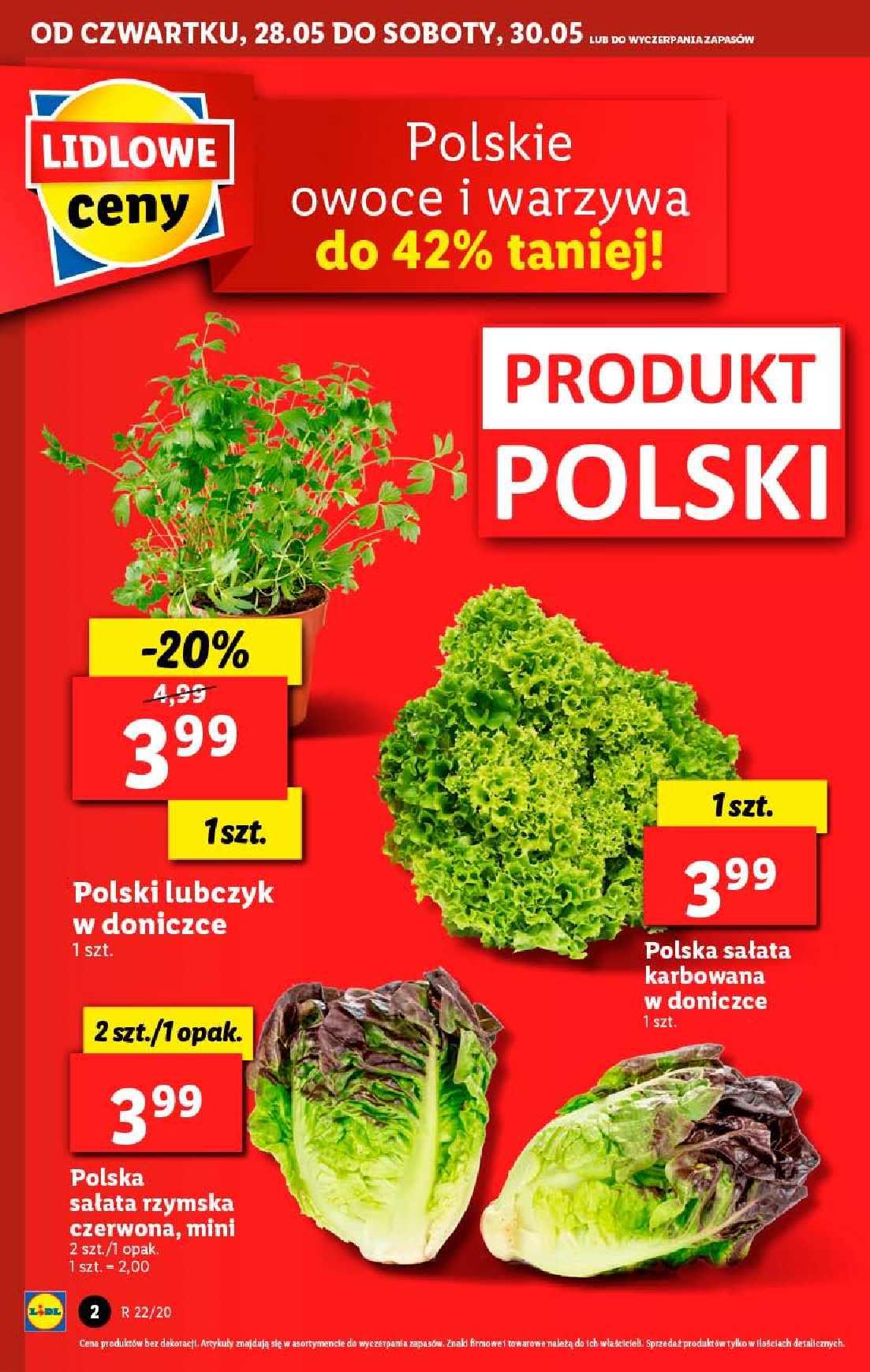 Gazetka promocyjna Lidl do 30/05/2020 str.2