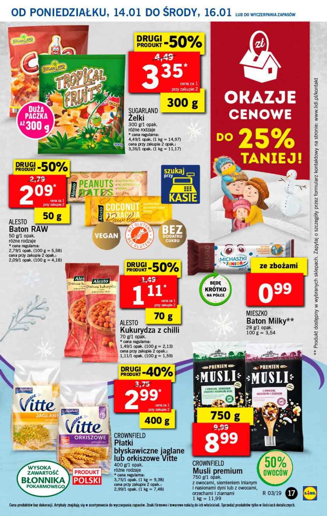 Gazetka promocyjna Lidl do 16/01/2019 str.17